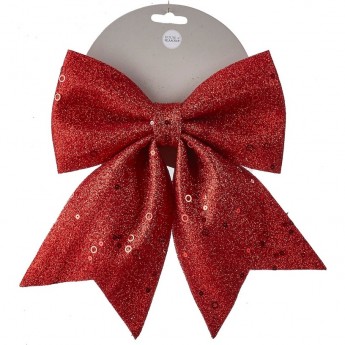 Бант красный HOUSE OF SEASONS 20*24 см