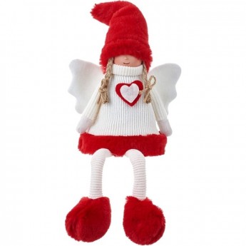 Фигура Ангел HOUSE OF SEASONS, 15х10х39 см, красный