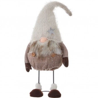 Фигурка гном HOUSE OF SEASONS, 21*18*60 см, белый