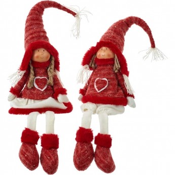 Фигурка мальчик/девочка HOUSE OF SEASONS, 19х11х60 см, красный