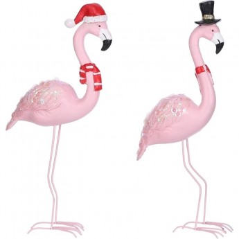 Фламинго розовый 15*4*25 см 2 вида