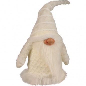 Гном HOUSE OF SEASONS б/о 18*15*46 см белый