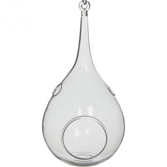 Колба капля MICA DECORATIONS, 24,1*12 см, прозрачная