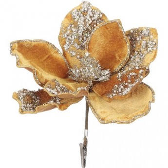 Магнолия желтая HOUSE OF SEASONS, 21*20*10 см, на клипсе