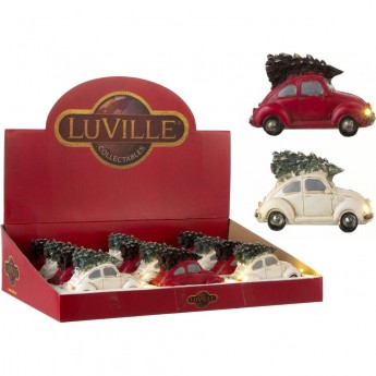 Машина с елкой LUVILLE COLLECTABLES, б/о 12*5*6 см