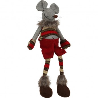 Мышь HOUSE OF SEASONS, 15*8*42 см, красная