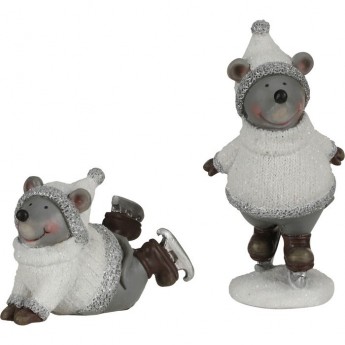 Мышь HOUSE OF SEASONS 2 вида, 10*5,5*73 см, серая