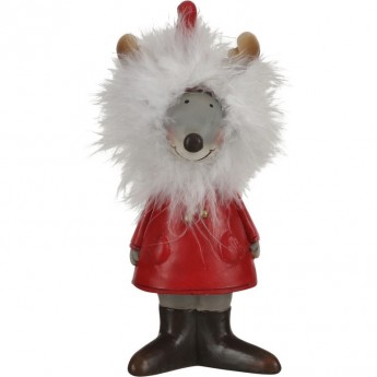 Мышь HOUSE OF SEASONS, 7,5*6,5 см, серая