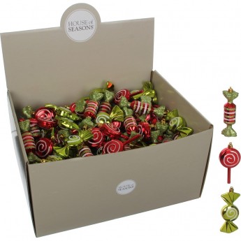 Набор пластиковых игрушек HOUSE OF SEASONS, конфета, 10*4*4 см, красный