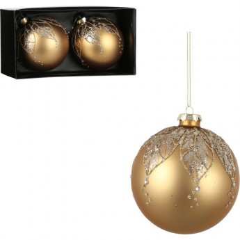 Набор шаров HOUSE OF SEASONS, Ø 10, золото
