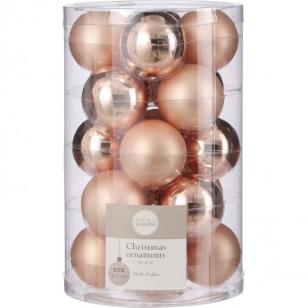 Набор шаров HOUSE OF SEASONS, ø 4 см, 20 шт, розовый