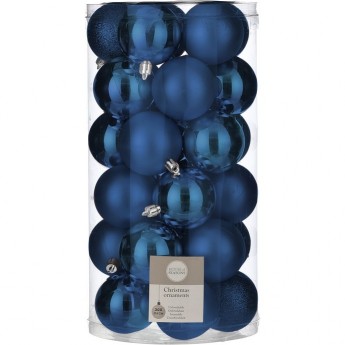 Набор шаров HOUSE OF SEASONS, ø 6 см, 30 шт., синий