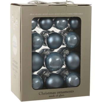 Набор шаров HOUSE OF SEASONS, голубой, 26 шт.