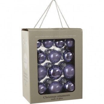 Набор шаров HOUSE OF SEASONS, лиловый, 26 шт.