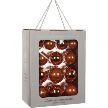 Набор шаров HOUSE OF SEASONS, медный, 26 шт.