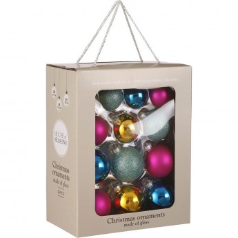 Набор шаров HOUSE OF SEASONS, мультиколор, 26 шт.