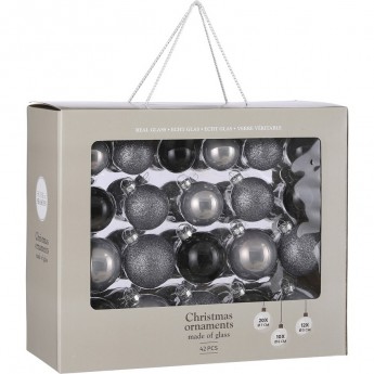 Набор шаров HOUSE OF SEASONS, Звездная ночь, 42 шт.