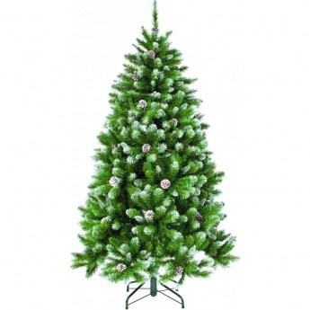Новогодняя елка TRIUMPH TREE, Императрица, с шишками, 185 см, заснеженная
