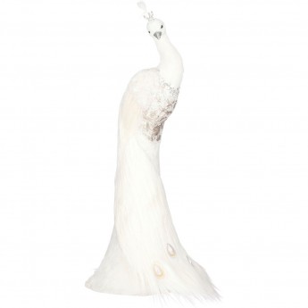 Павлин HOUSE OF SEASONS, белый, 25*25*59 см