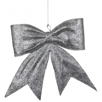 Подвеска бант HOUSE OF SEASONS, 22*19*6 см, серебро