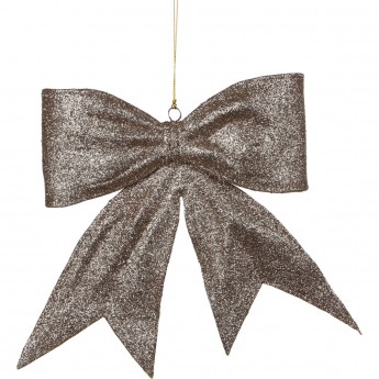 Подвеска бант HOUSE OF SEASONS, 22*19*6 см, шампань