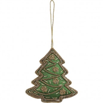Подвеска ёлочка HOUSE OF SEASONS, зеленая, 10*8*2 см
