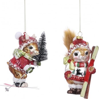 Подвеска HOUSE OF SEASONS, белка, 2 вида, 7*8*13 см Подвеска HOUSE OF SEASONS, белка, 2 вида, 7*8*13 см