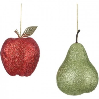 Подвеска HOUSE OF SEASONS, груша/яблоко, 15х8х5 см, розовая Подвеска HOUSE OF SEASONS, груша/яблоко, 15х8х5 см, розовая