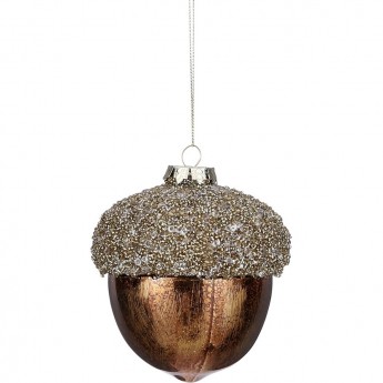 Подвеска желудь HOUSE OF SEASONS, Ø 10 см, коричневый