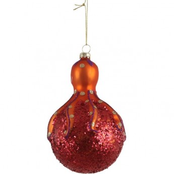 Подвеска осьминог HOUSE OF SEASONS, 12х7,5 см, оранжевый