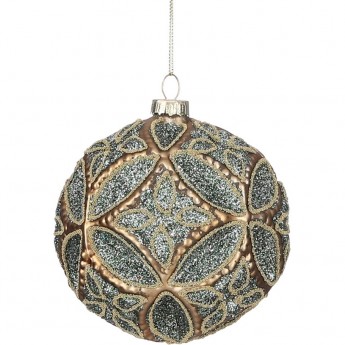 Подвеска шар HOUSE OF SEASONS, Ø 10 см, бронзовый
