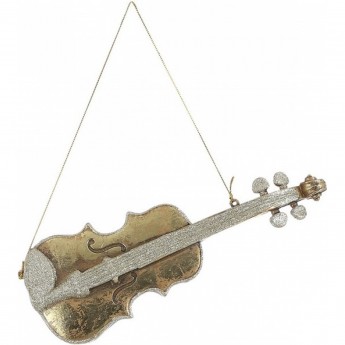 Подвеска скрипка HOUSE OF SEASONS, золото, 9*3*25,5 см