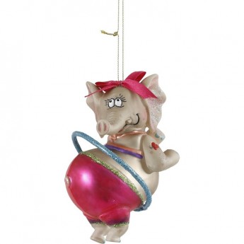 Подвеска слон HOUSE OF SEASONS, 13,5х8х5,5 см, серый