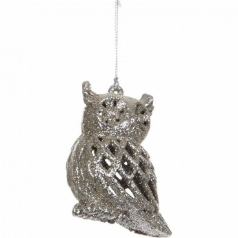 Подвеска сова HOUSE OF SEASONS, 8,5*5*6,5 см, серебро