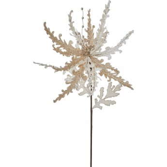 Пуансетия HOUSE OF SEASONS, на стебле, 89*46*11 см, шампань