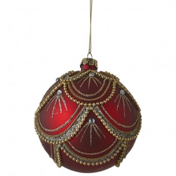 Шар HOUSE OF SEASONS, Ø 10 см, красный