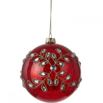 Шар HOUSE OF SEASONS, Ø 10 см, красный