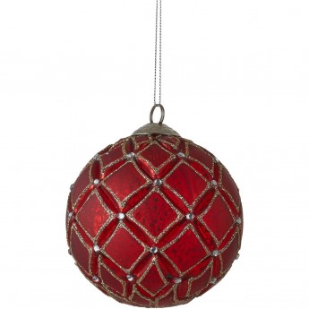 Шар HOUSE OF SEASONS, Ø 10 см, красный