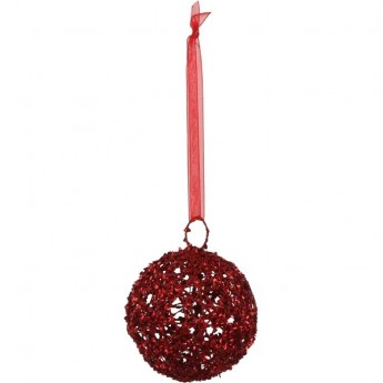 Шар HOUSE OF SEASONS, Ø 10 см, красный