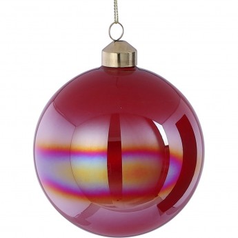 Шар HOUSE OF SEASONS, ø 10 см, красный перламутр