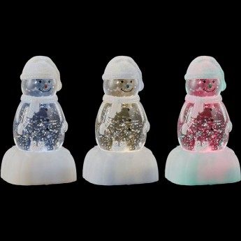 Снеговик LUCA LIGHTING, б/о 3 вида, 8,5*7,5*14,5 см, мультиколор
