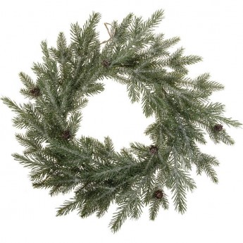Венок хвойный Чемберлен EDELMAN B.V диам 35 см заснеженный