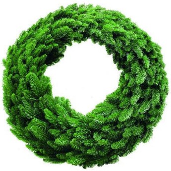 Венок хвойный Нормандия TRIUMPH TREE диам 90 см темно-зеленый
