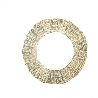 Венок на серебряном проводе LUCA LIGHTING 4000 ламп ø60 см белый свет