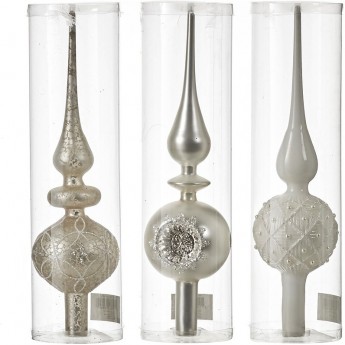 Верхушка HOUSE OF SEASONS 31 см белая 3 вида