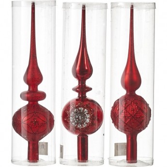 Верхушка HOUSE OF SEASONS, 31 см красная, 3 вида